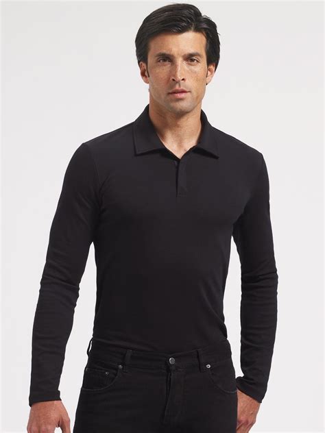 prada polo shirt long sleeve|Prada polo shirts for men.